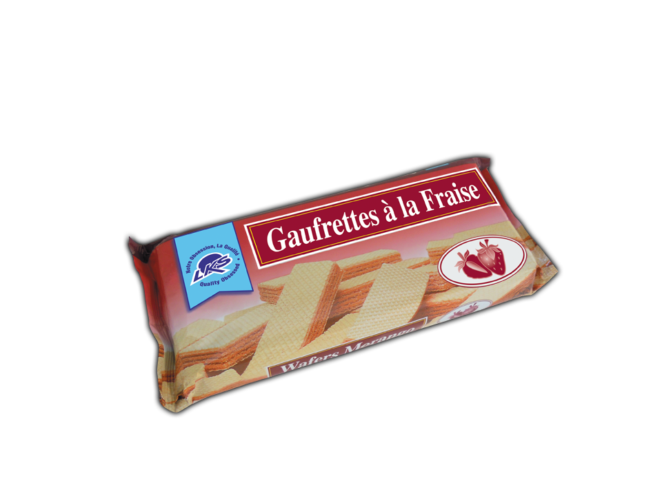 Gaufrettes 90g Fraise 2